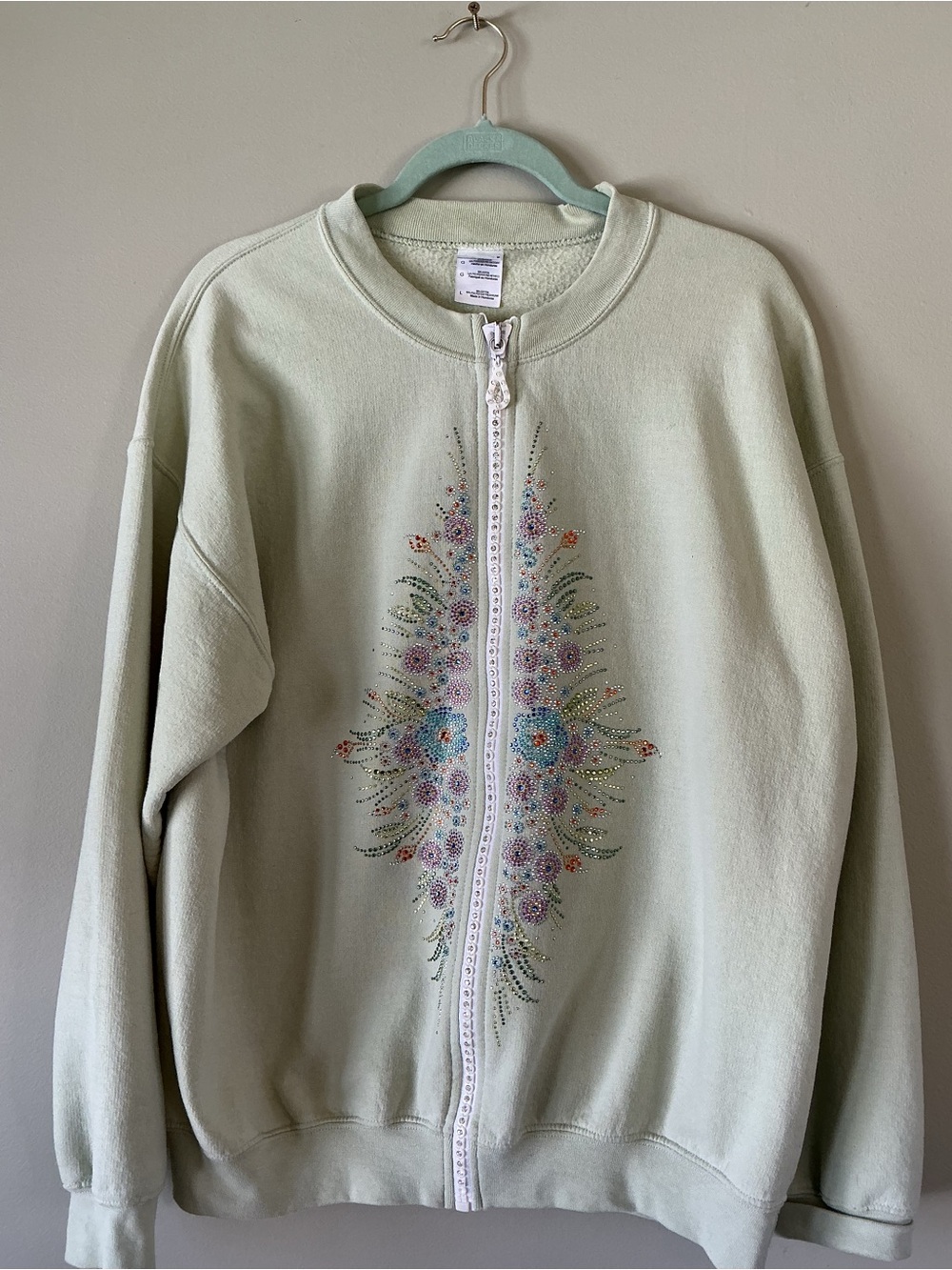Gildan Womens Light Green Jacket